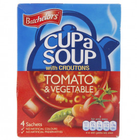 Batchelors Cup a Soup with Croutons Tomato & Vegetable  Box  104 grams